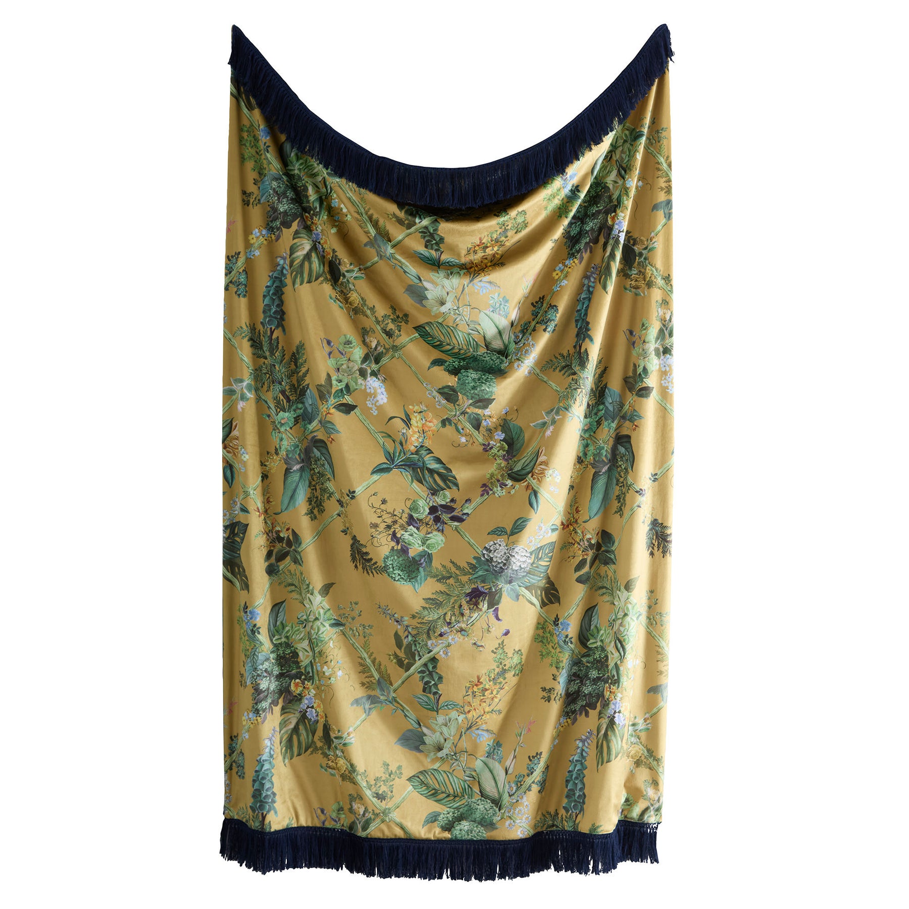 Laurence Llewelyn-Bowen Cotswold Fantasia Velvet 130cmx180cm Throw Gold