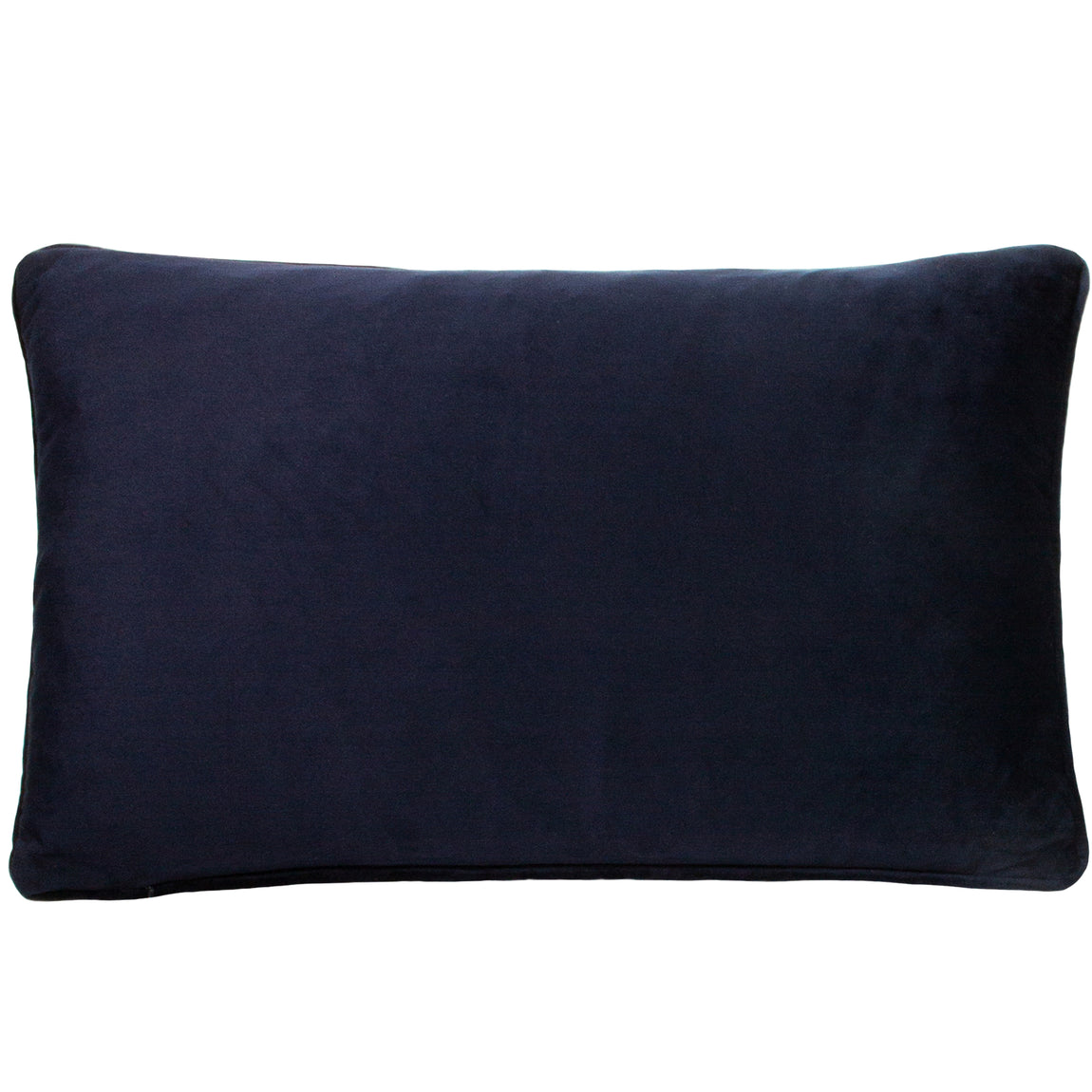 Cheetah Forest Velvet Boudoir Filled Cushion 30cm x 50cm Navy