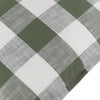 Yard Chesil Check Cotton Outdoor 50cm x 50cm Filled Cushion Moss