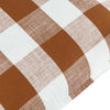 Yard Chesil Check Cotton Outdoor 50cm x 50cm Filled Cushion Pecan