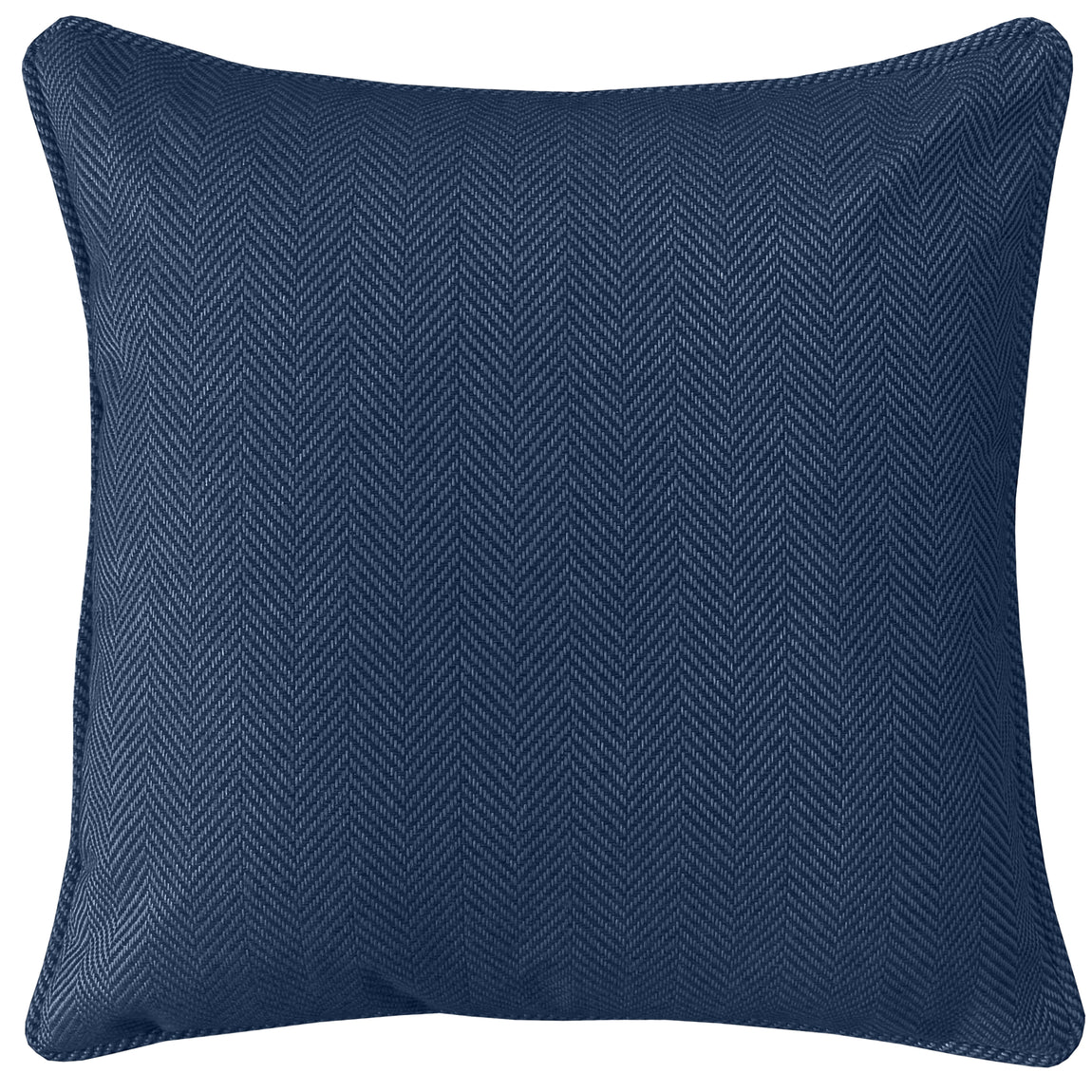 Chester Thermal Herringbone Ready Made Eyelet Blackout Curtains Navy