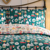 Fusion Christmas Ornaments Duvet Cover Bedding Set Green