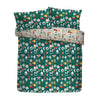Fusion Christmas Ornaments Duvet Cover Bedding Set Green