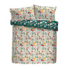 Fusion Christmas Ornaments Duvet Cover Bedding Set Green