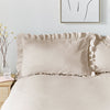 Appletree Cassia Frill Duvet Cover Bedding Set Natural