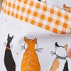 Ulster Weavers Cats In Waiting Woven Cotton Apron Orange
