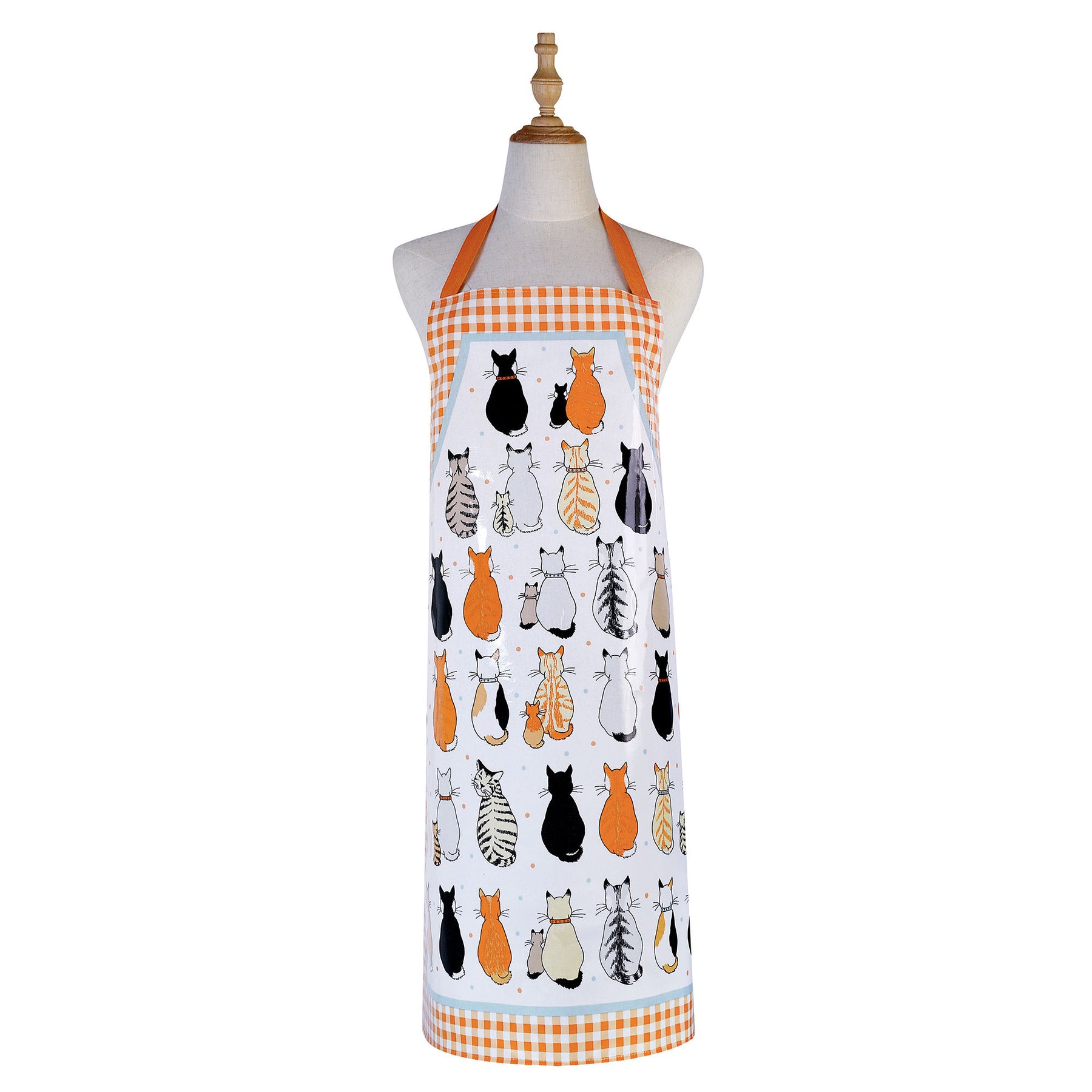 Ulster Weavers Cats In Waiting PVC Apron Orange