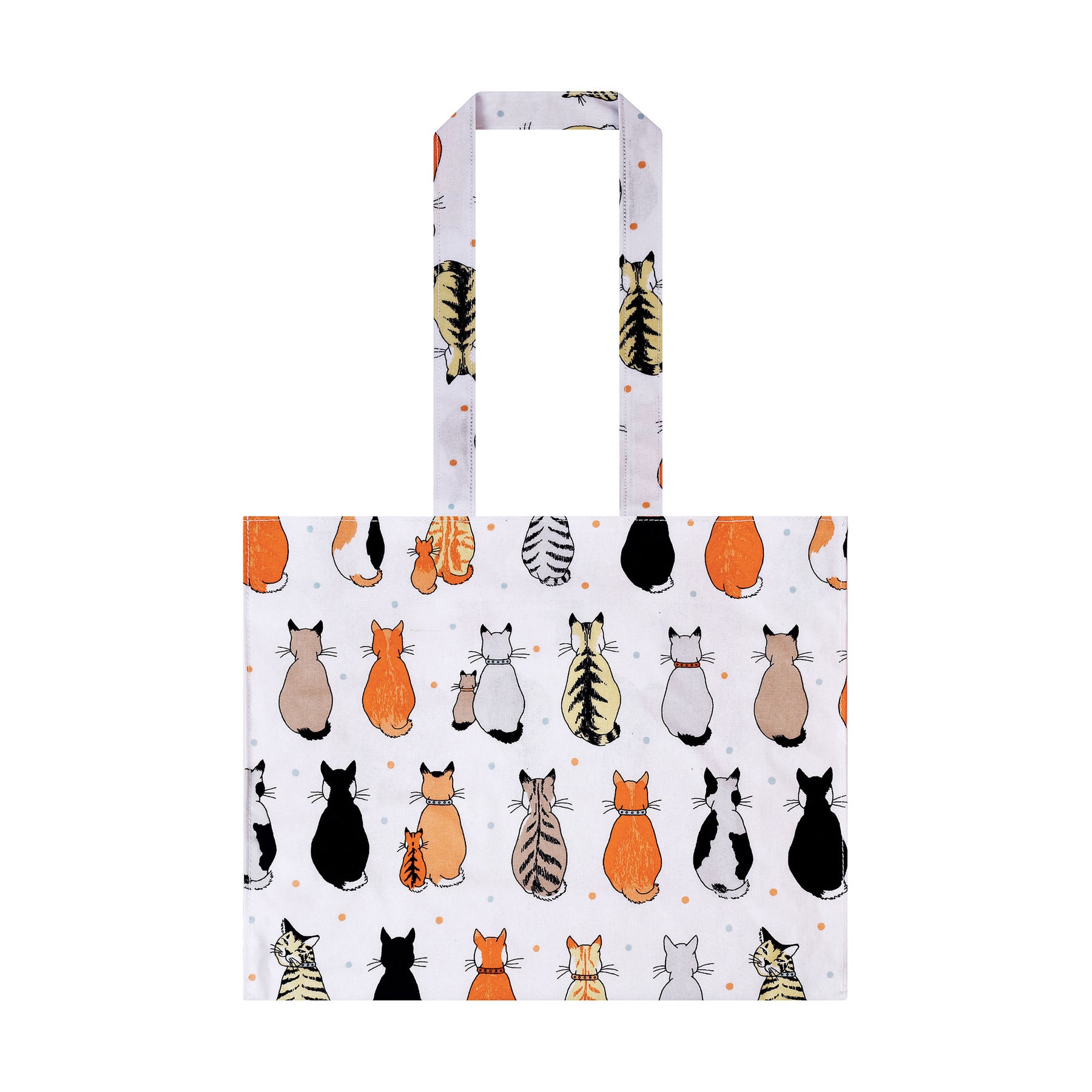 Ulster Weavers Cats In Waiting PVC Shoulder Bag Orange