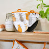 Ulster Weavers Cats In Waiting Pair of Microwave Mitts Orange