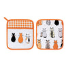 Ulster Weavers Cats In Waiting Thermal Pot Mitt Oven Glove Orange