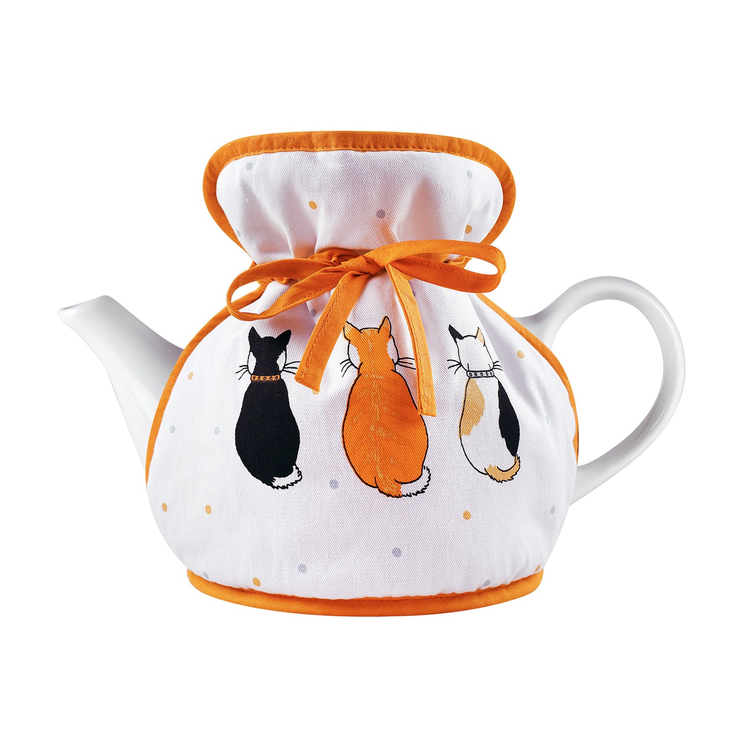 Ulster Weavers Cats In Waiting Thermal Tea Cosy Orange