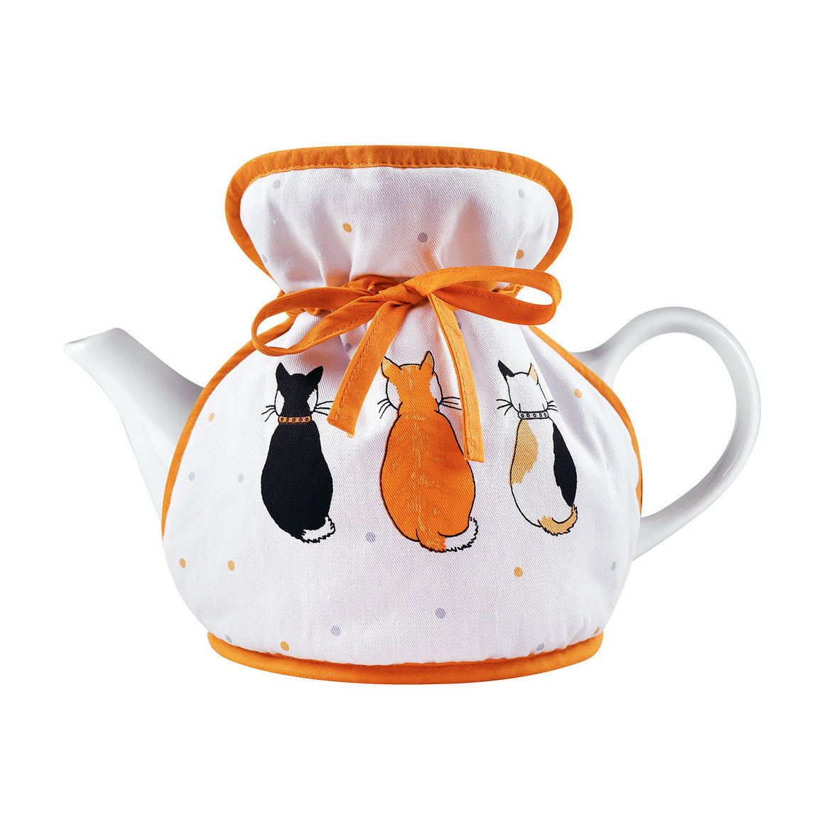Ulster Weavers Cats In Waiting Thermal Tea Cosy Orange