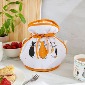 Ulster Weavers Cats In Waiting Thermal Tea Cosy Orange