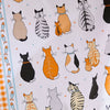 Ulster Weavers Cats In Waiting Cotton Tea Towel Orange