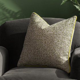 Cirro Jacquard Filled Cushion 45cm x 45cm Moss
