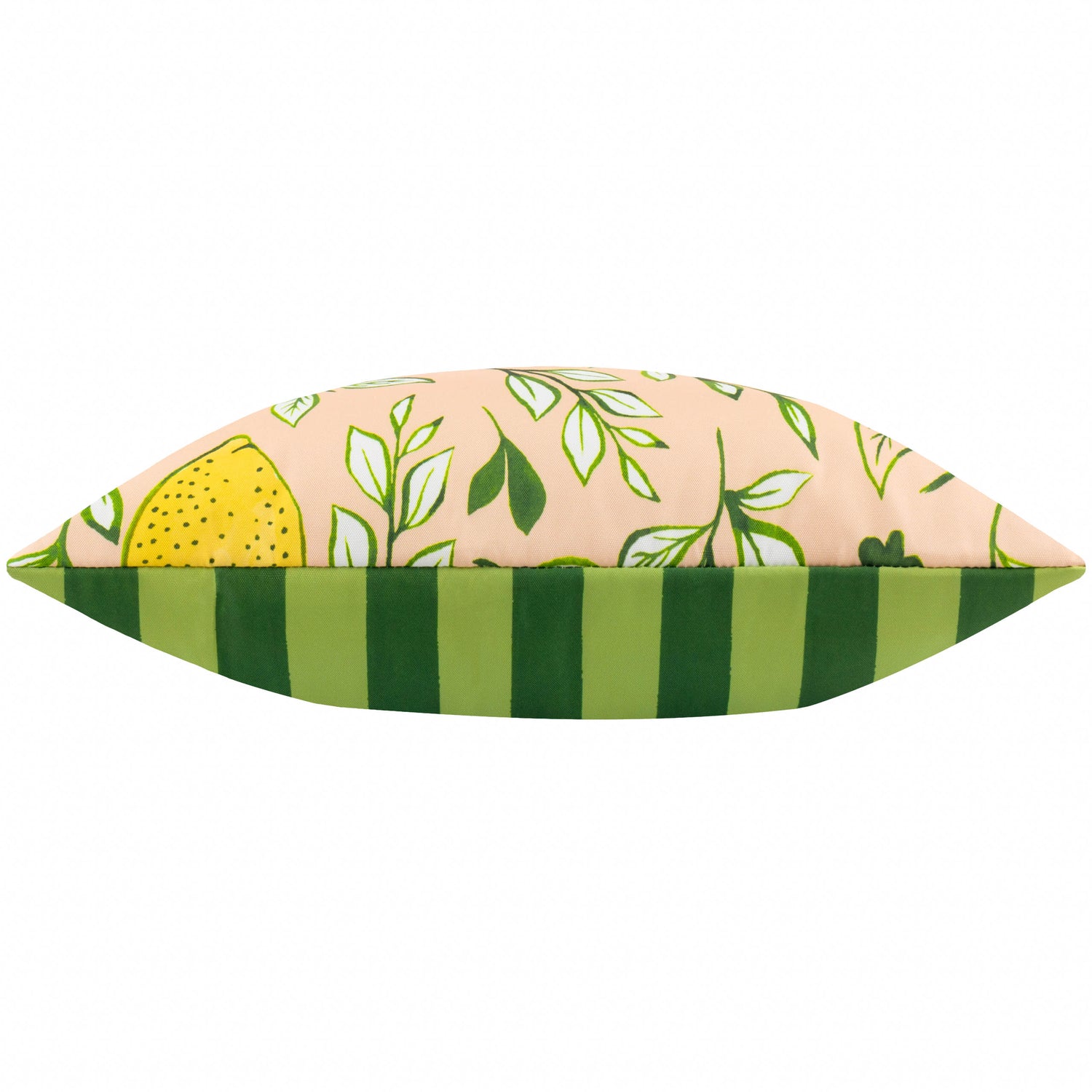 Furn. Citronello Printed Outdoor 45cm x 45cm Filled Cushion Peach
