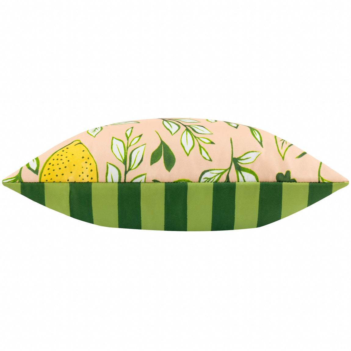Furn. Citronello Printed Outdoor 45cm x 45cm Filled Cushion Peach