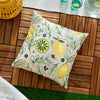 Furn. Citronello Printed Outdoor 45cm x 45cm Filled Cushion Peach