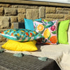 Citrus Twin Pack Outdoor Filled Cushion 43cm x 43cm Multi