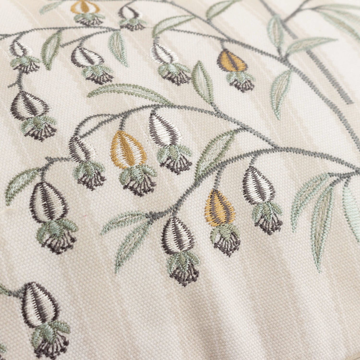 Sanderson Chinese Lanterns Embroidered 30cm x 65cm Filled Boudoir Linen