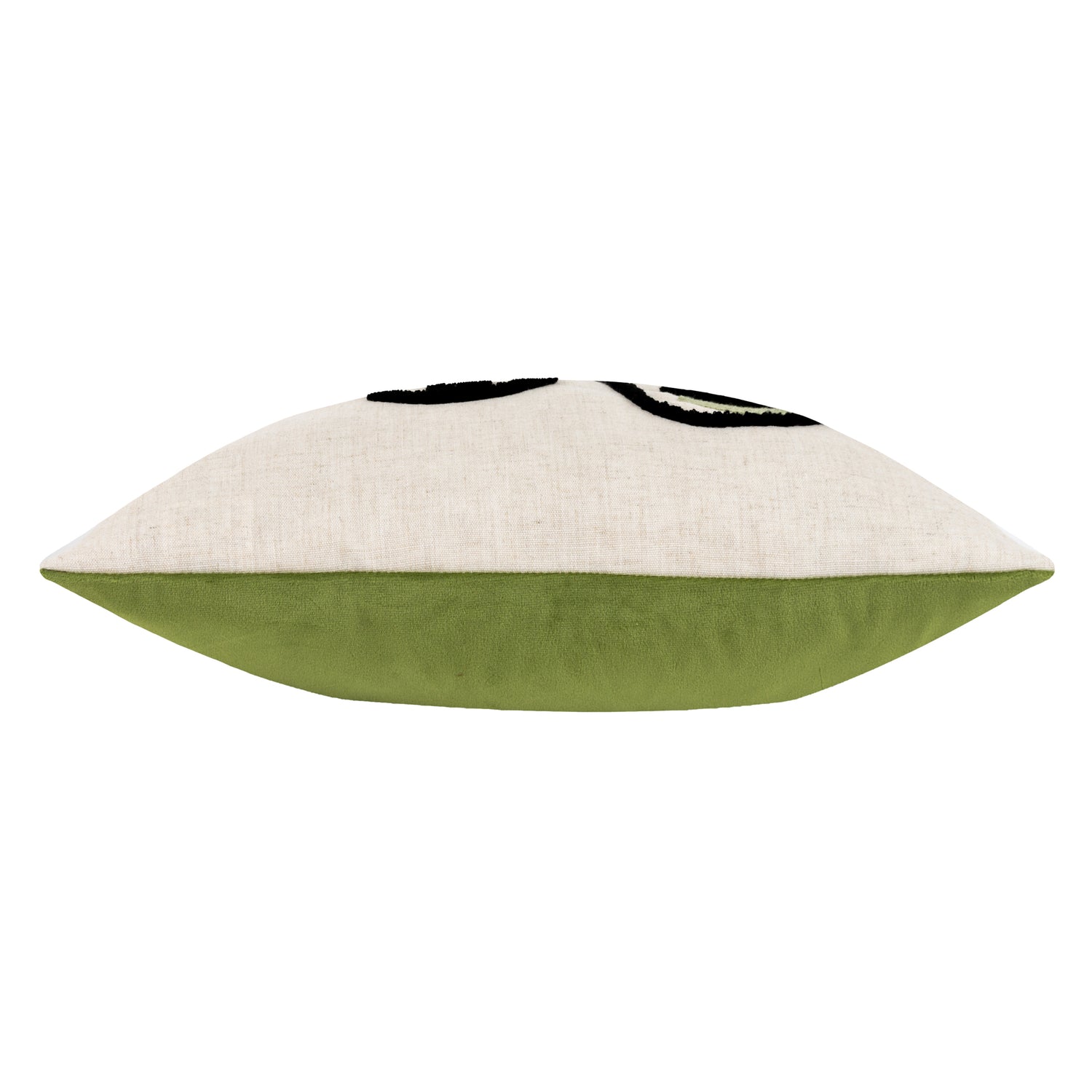 Furn Cleo Linear Woven Filled Cushion 45cm x 45cm Pink Green