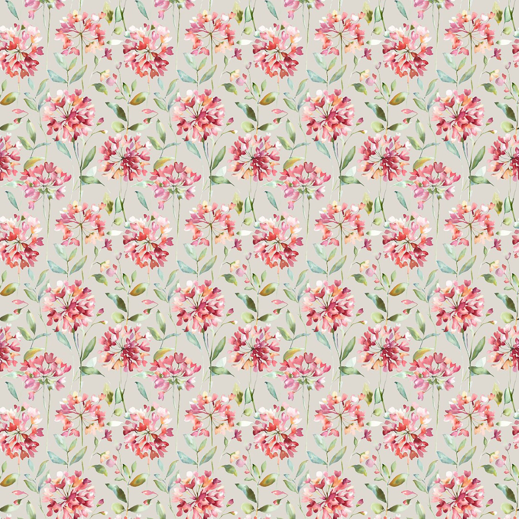 Voyage Maison Clovelly Printed Cotton Fabric Russett