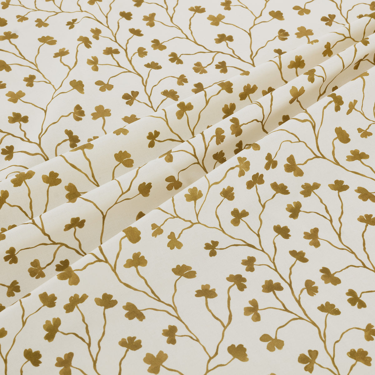 Ashley Wilde Clover Fabric Ochre