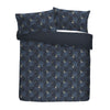 Fusion Cosmic Star Flannel Fleece Duvet Cover Bedding Set Navy