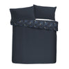 Fusion Cosmic Star Flannel Fleece Duvet Cover Bedding Set Navy