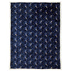 Fusion Cosmic Star Flannel Fleece 150cmx200cm Throw Navy