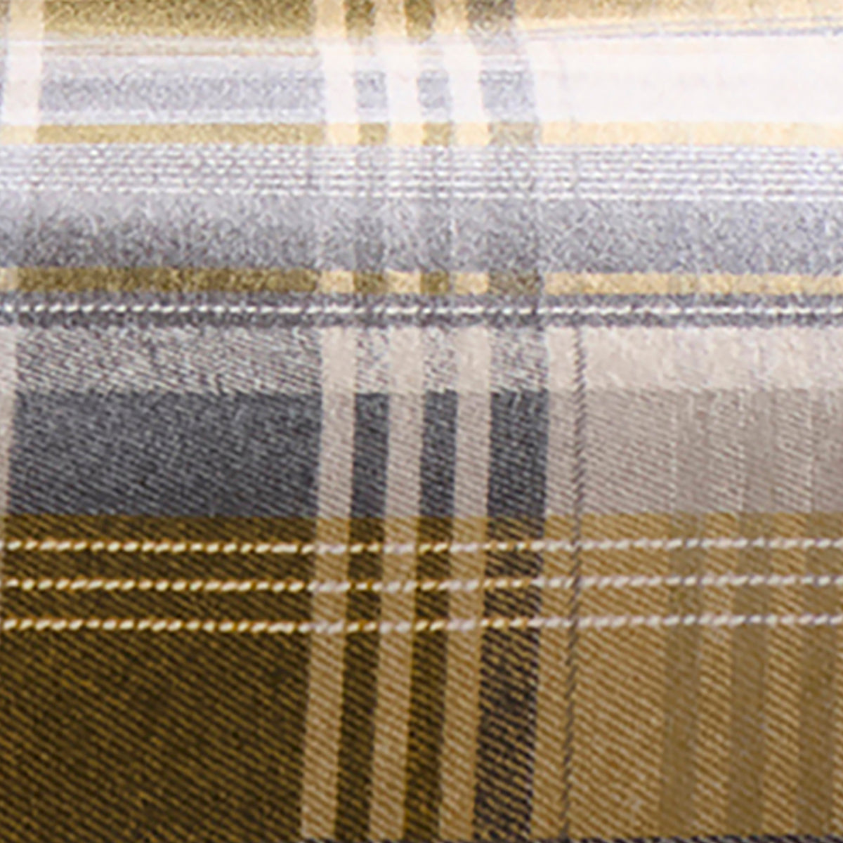 Dreams & Drapes Connolly Check Brushed Cotton Duvet Cover Bedding Set Ochre