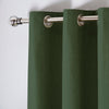 Fusion Cannes Thermal Ready Made Eyelet Blackout Curtains Bottle Green