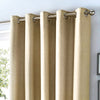 Fusion Cannes Thermal Ready Made Eyelet Blackout Curtains Natural