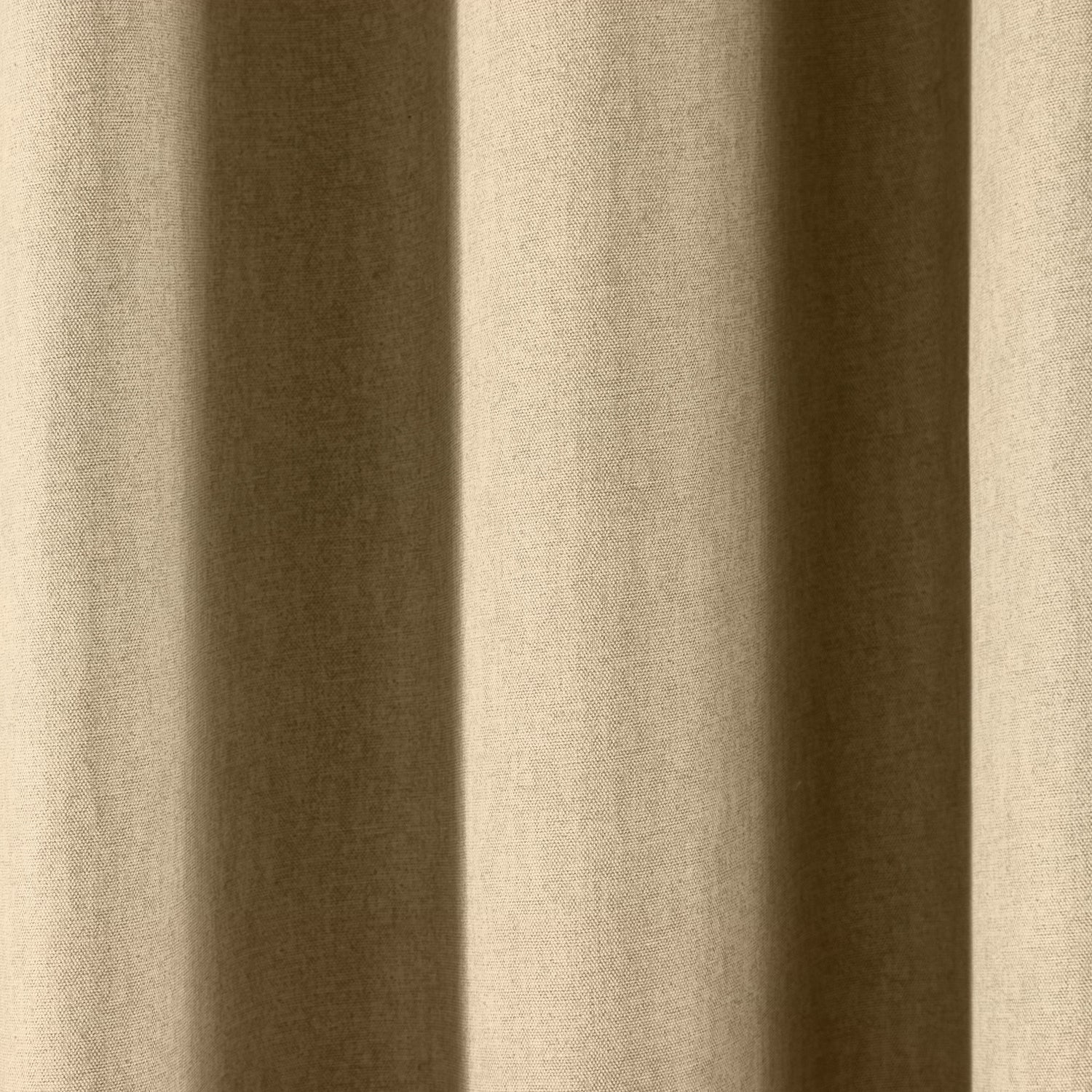 Fusion Cannes Thermal Ready Made Eyelet Blackout Curtains Natural