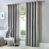 Fusion Cannes Thermal Ready Made Eyelet Blackout Curtains Silver