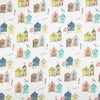Beach Huts Water UV Resistant Outdoor Fabric Multi