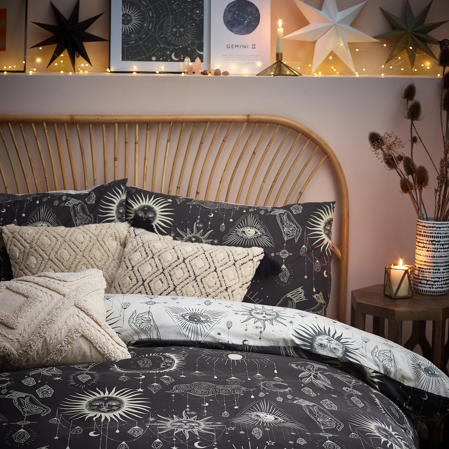 Furn Constellation Celestial Duvet Cover Bedding Set Multicolour