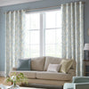 Laura Ashley Conwy Made to Measure Curtain Blue Sky