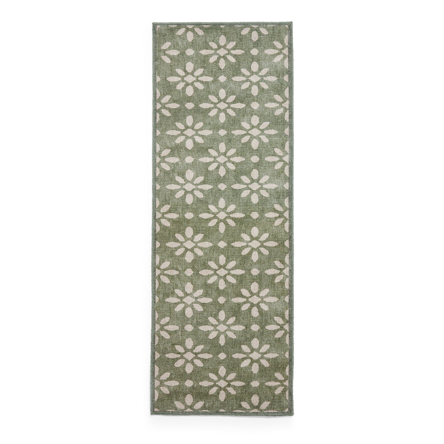 Coral H1062 Digitally Printed Runner Green