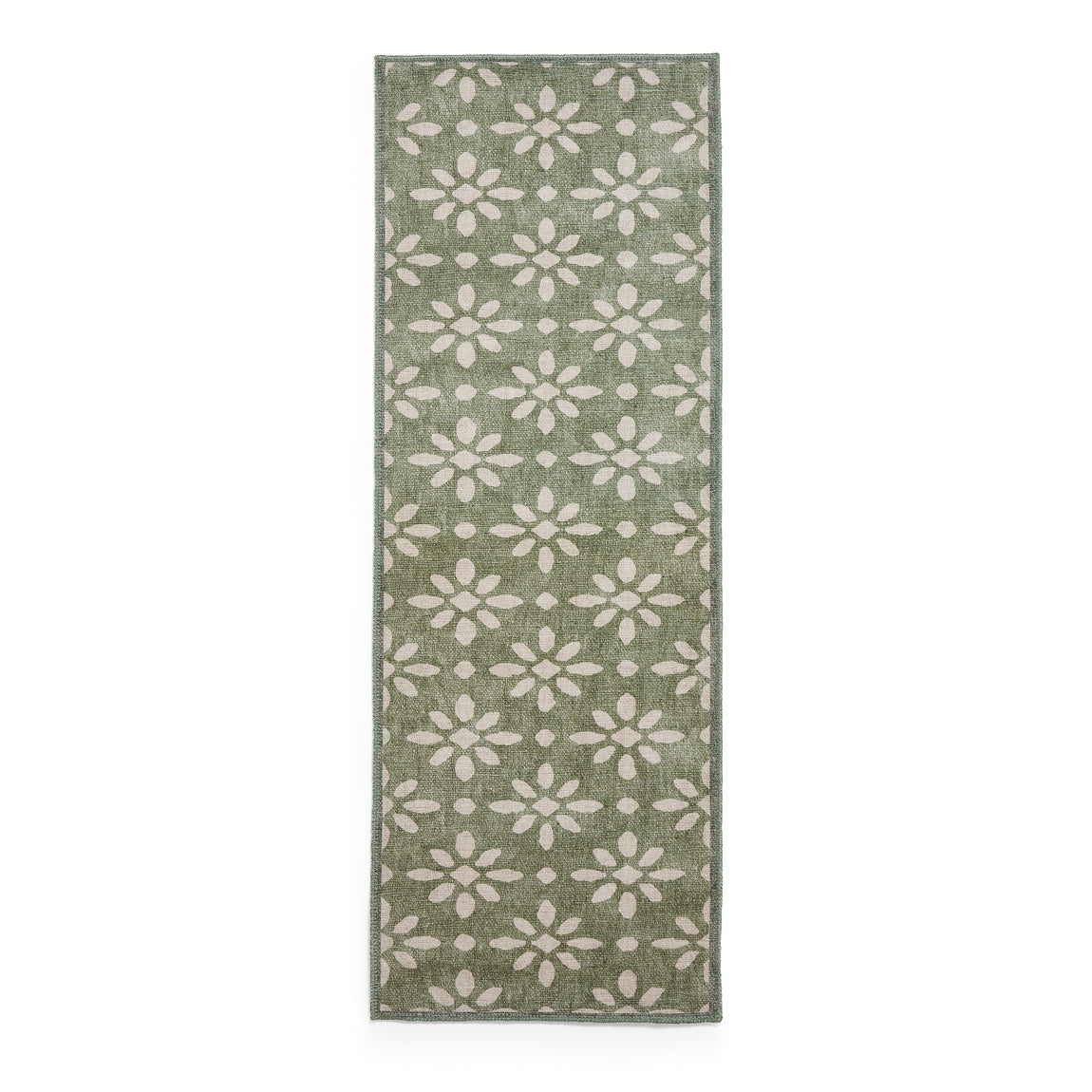 Coral H1062 Digitally Printed Runner Green