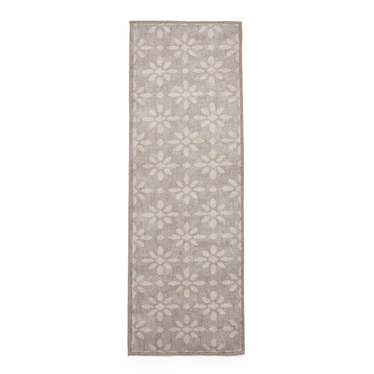 Coral H1062 Digitally Printed Runner Light Grey