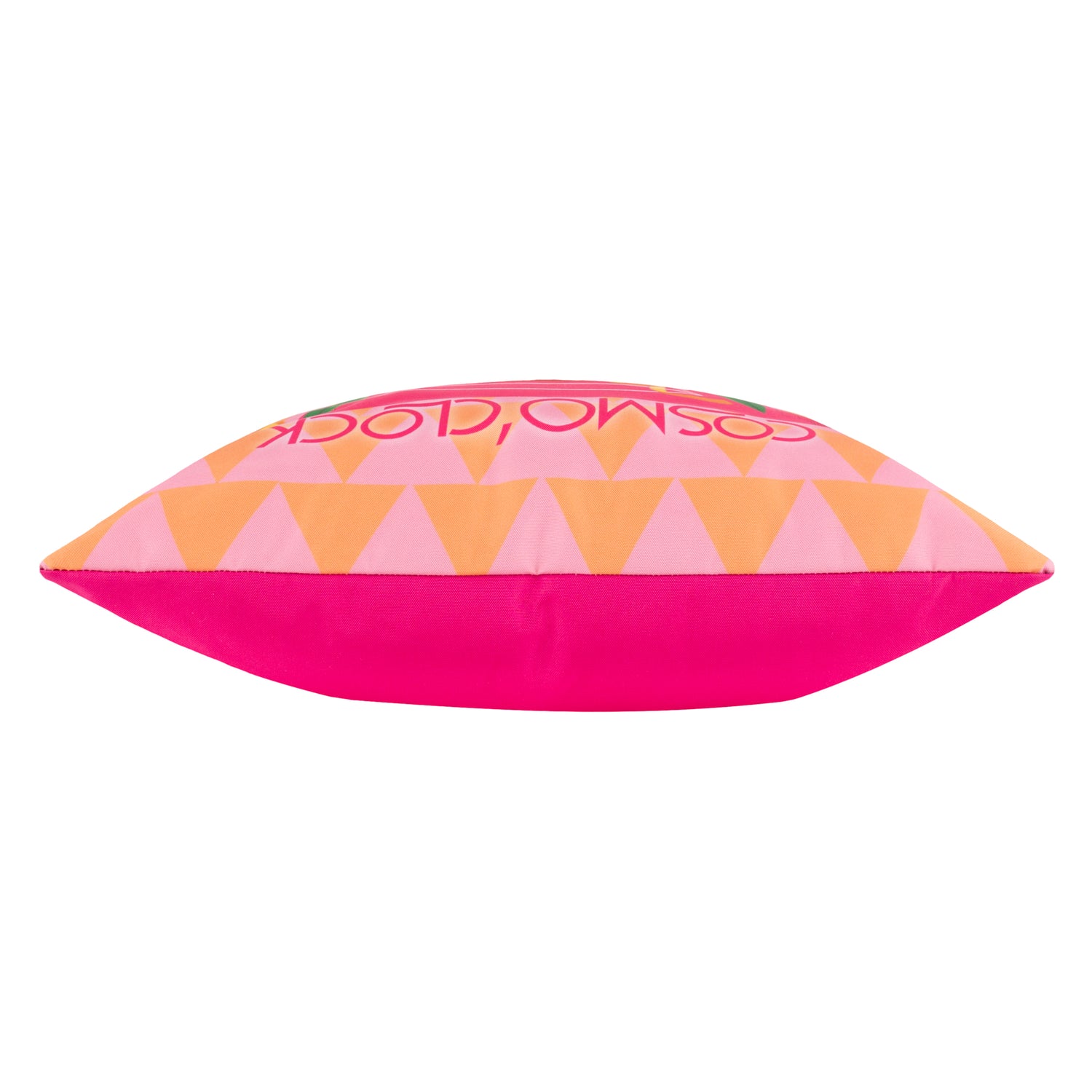 Cosmo O' Clock Abstract Outdoor Filled Cushion 43cm x 43cm Pink
