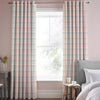 Laura Ashley Cove Check Made to Measure Curtain Blush