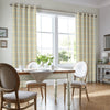 Laura Ashley Cove Check Made to Measure Curtain Ochre