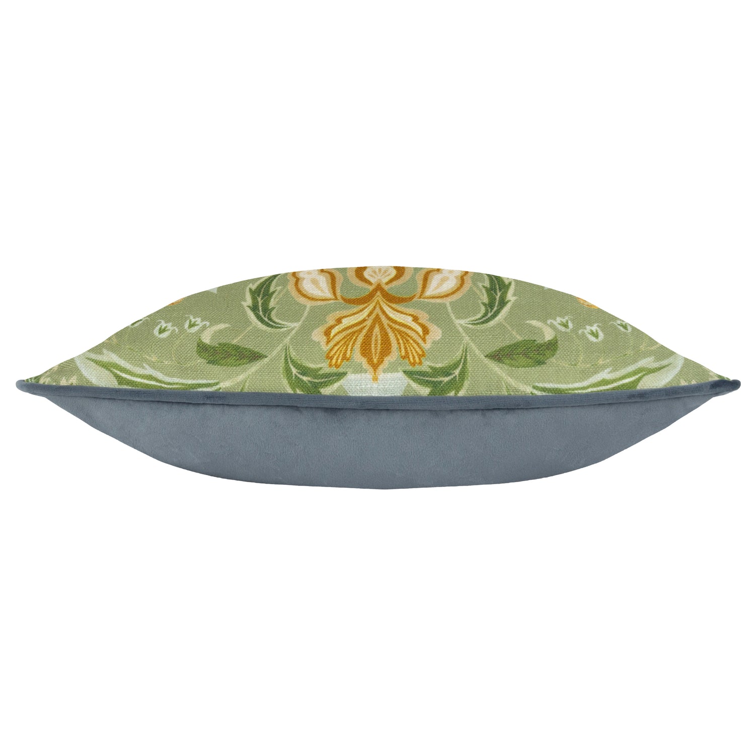 Evans Lichfield Chatsworth Piped Filled Cushion 43cm x 43cm Sage