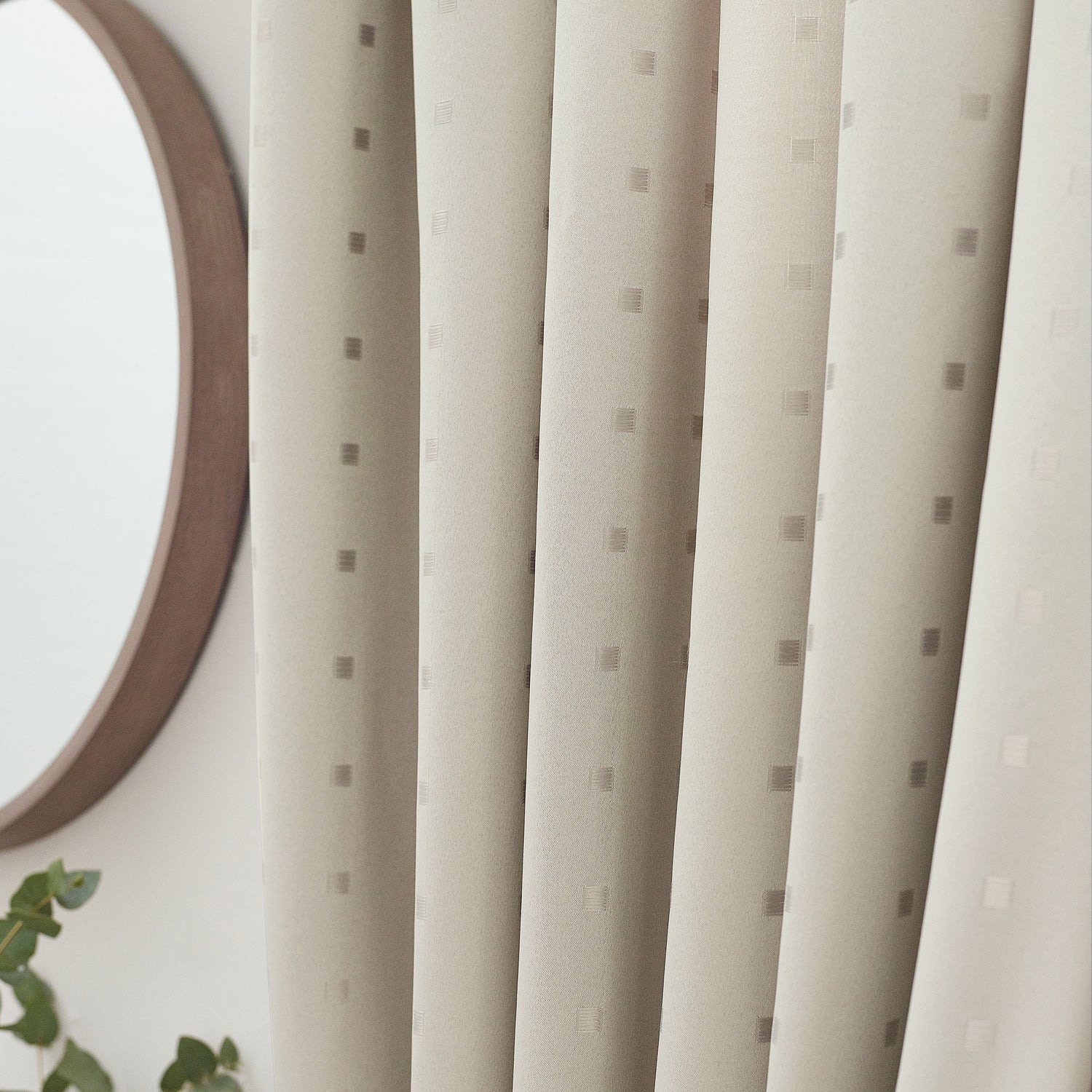 Madison Ready Made Pencil Pleat Curtains Cream