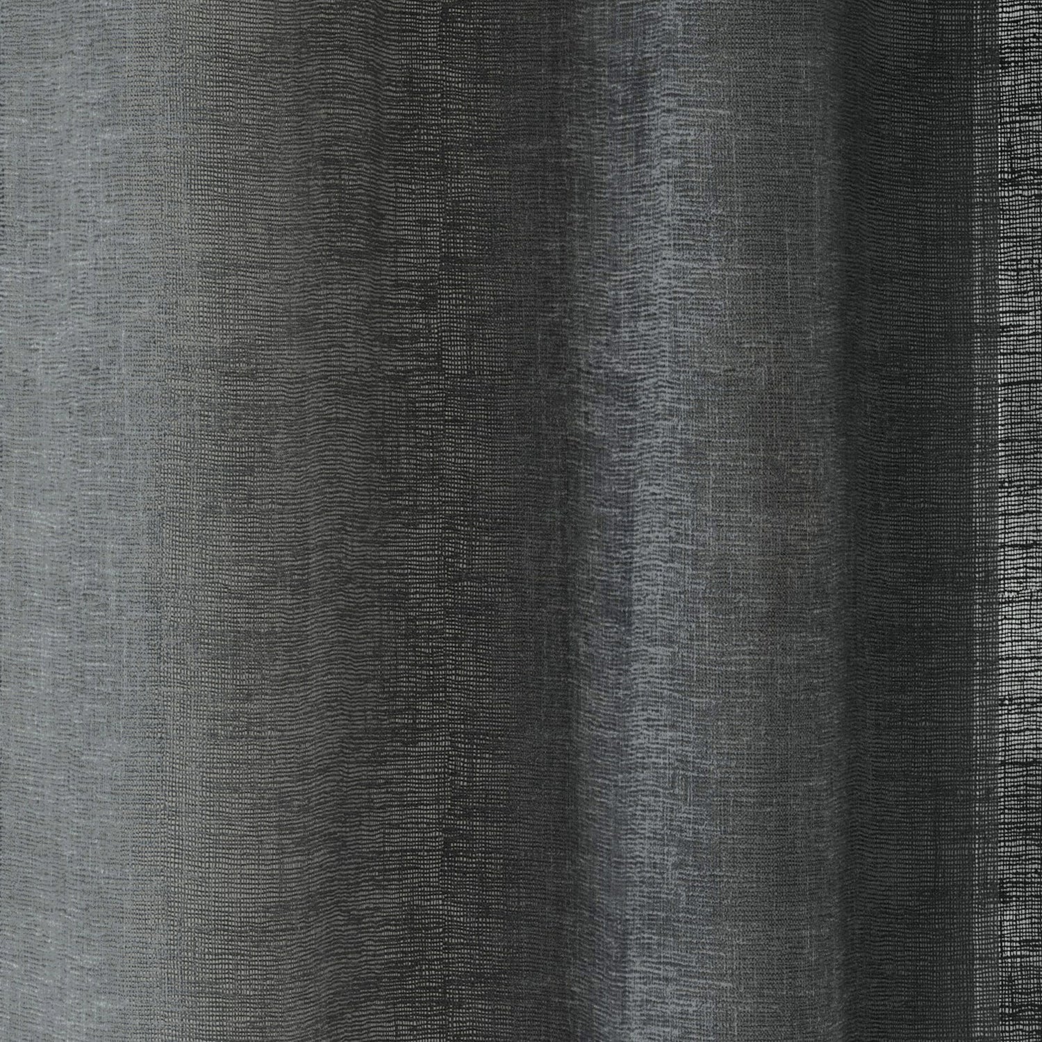 Crete Ready Made Single Voile Curtain Charcoal