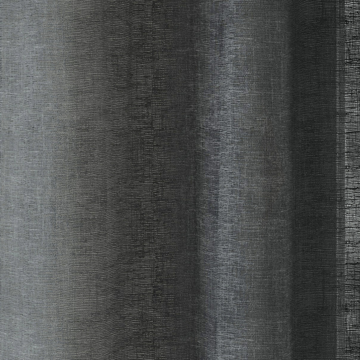Crete Ready Made Single Voile Curtain Charcoal