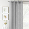 Crete Ready Made Single Voile Curtain Silver