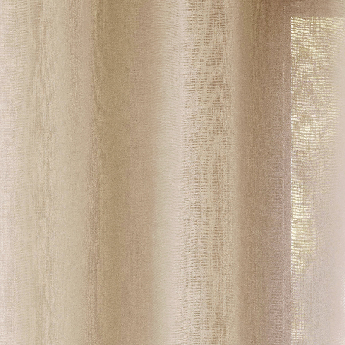 Crete Ready Made Single Voile Curtain Natural